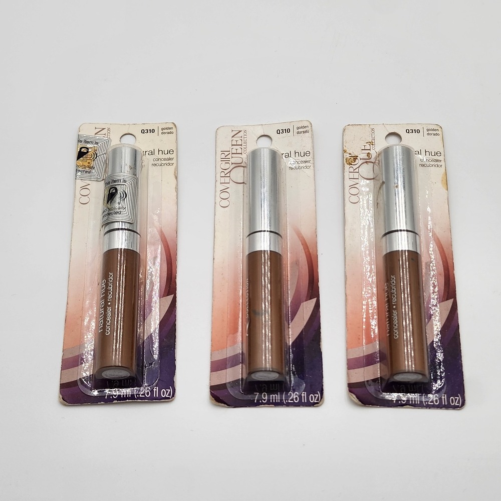 CoverGirl Queen Natural Hue Concealer Golden Q310 Lot of 3 New Old Stock Classic
